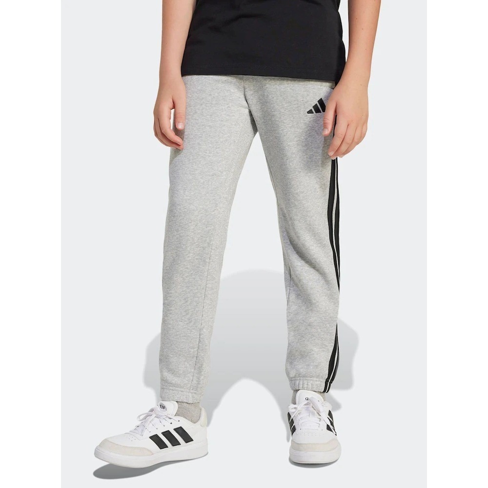NWT‎ Adidas Boys Jogger Pants 5 Gray Regular Fit Cotton Polyester Athletic Cozy